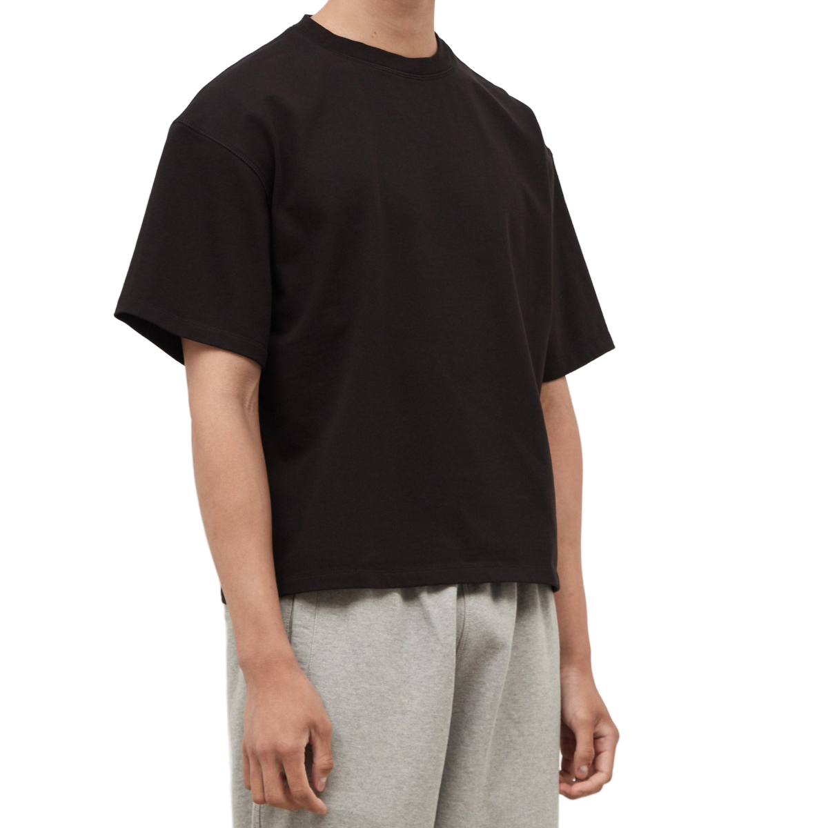 "Legendary FX" Oversized Cropped T-Shirt, Digital Hustle Tee, GOAT Skull Graphic Shirt, Glitch FX T-Shirt