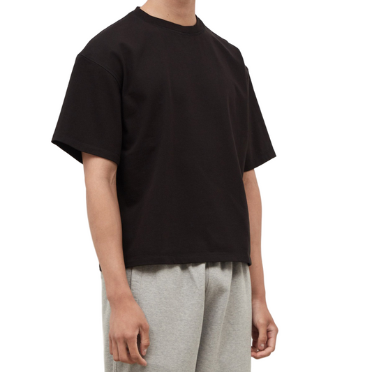 "Legendary FX" Oversized Cropped T-Shirt, Digital Hustle Tee, GOAT Skull Graphic Shirt, Glitch FX T-Shirt