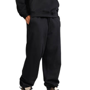 GOATED Heavyweight Casual Plush Cotton Sweatpants – Premium Thick Joggers, Winter Streetwear Loungewear Pants