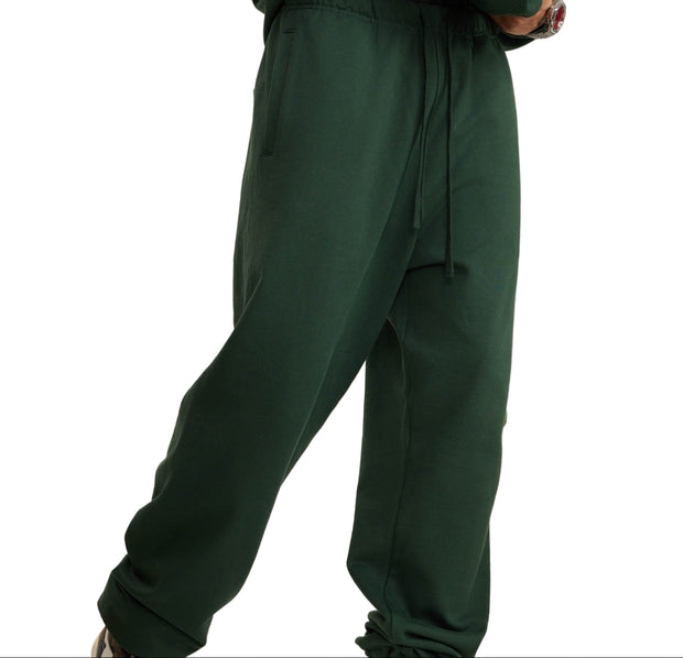 GOATED Heavyweight Casual Plush Cotton Sweatpants – Premium Thick Joggers, Winter Streetwear Loungewear Pants