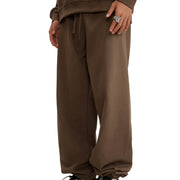 GOATED Heavyweight Casual Plush Cotton Sweatpants – Premium Thick Joggers, Winter Streetwear Loungewear Pants
