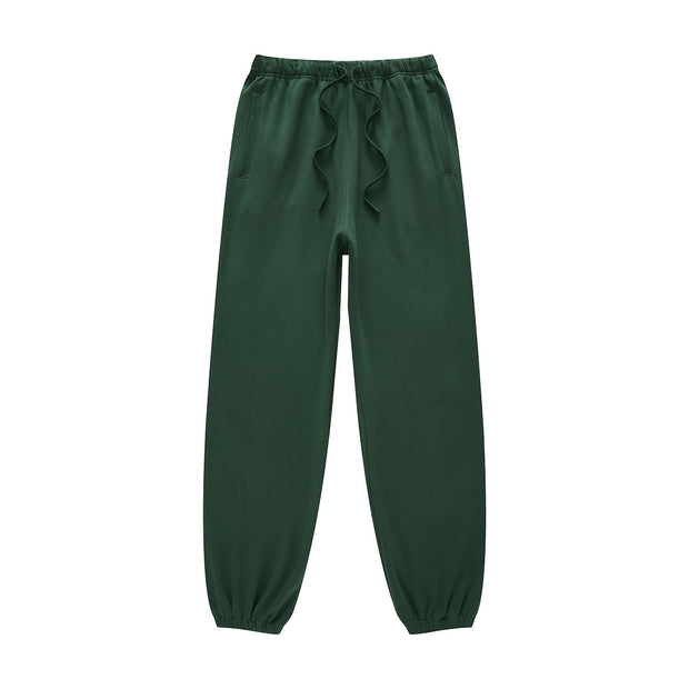 GOATED Heavyweight Casual Plush Cotton Sweatpants – Premium Thick Joggers, Winter Streetwear Loungewear Pants