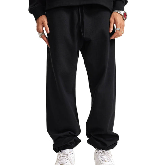 GOATED Heavyweight Casual Plush Cotton Sweatpants – Premium Thick Joggers, Winter Streetwear Loungewear Pants