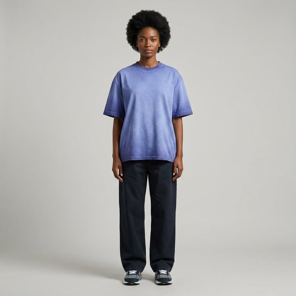 Blank Washed Gradient GOAT T-Shirt - Legendary Branding