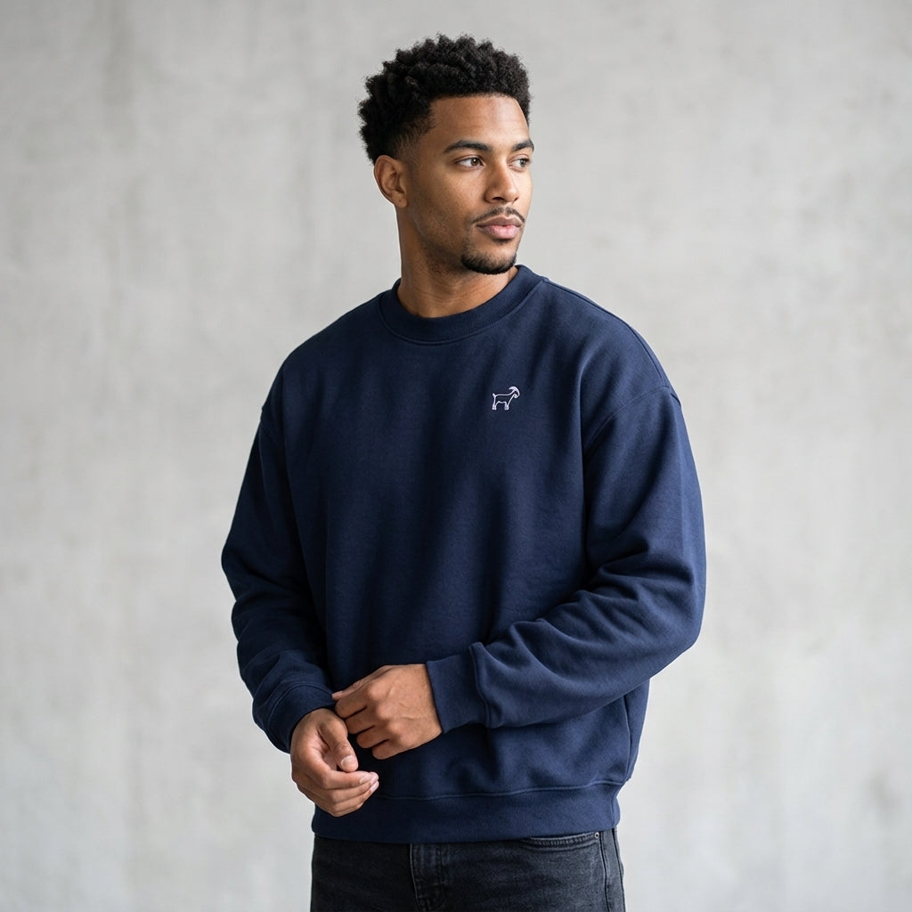 GOATED Heavyweight Fleece Crewneck Sweatshirt | 380GSM