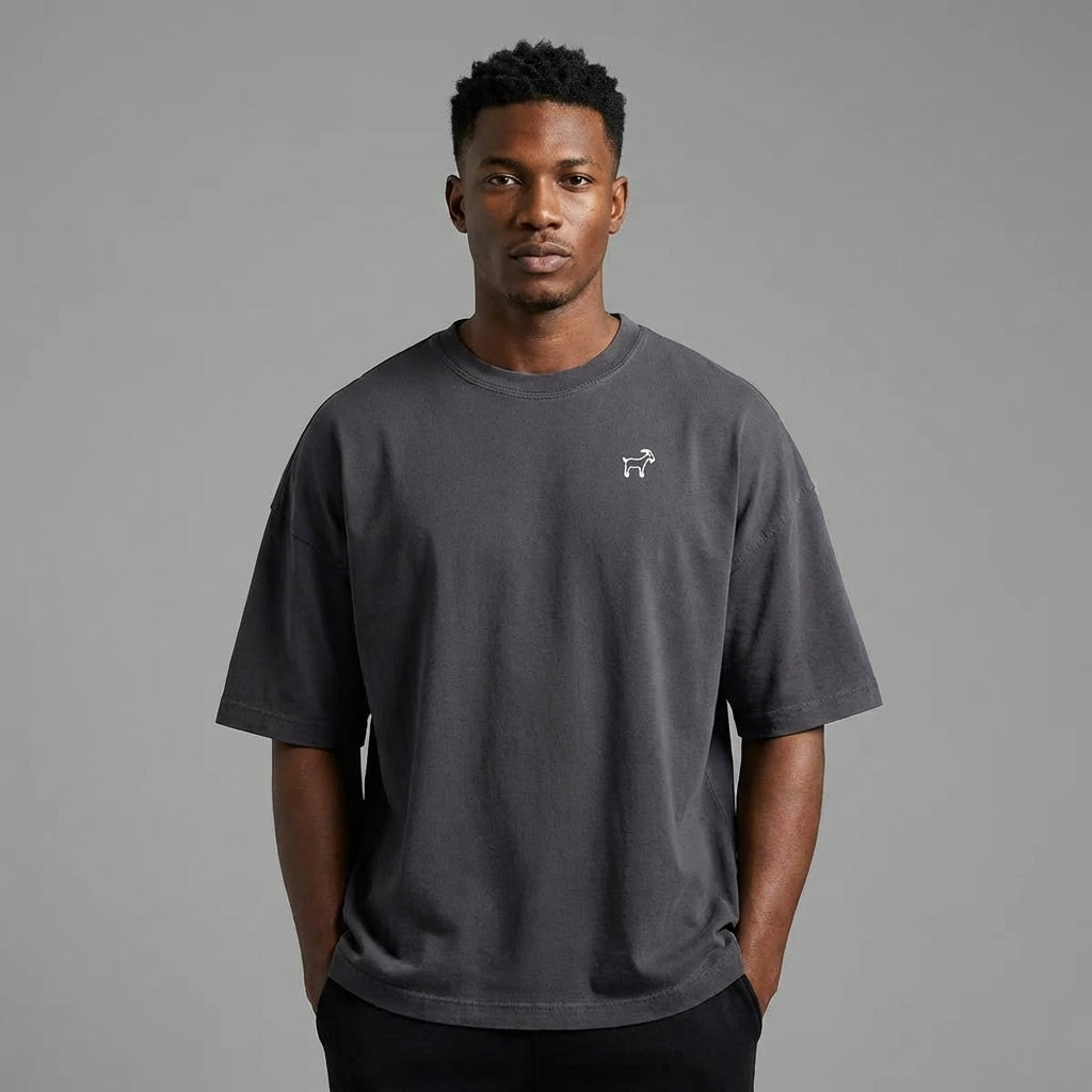 Mini Goat Oversized T Shirt - Legendary Branding
