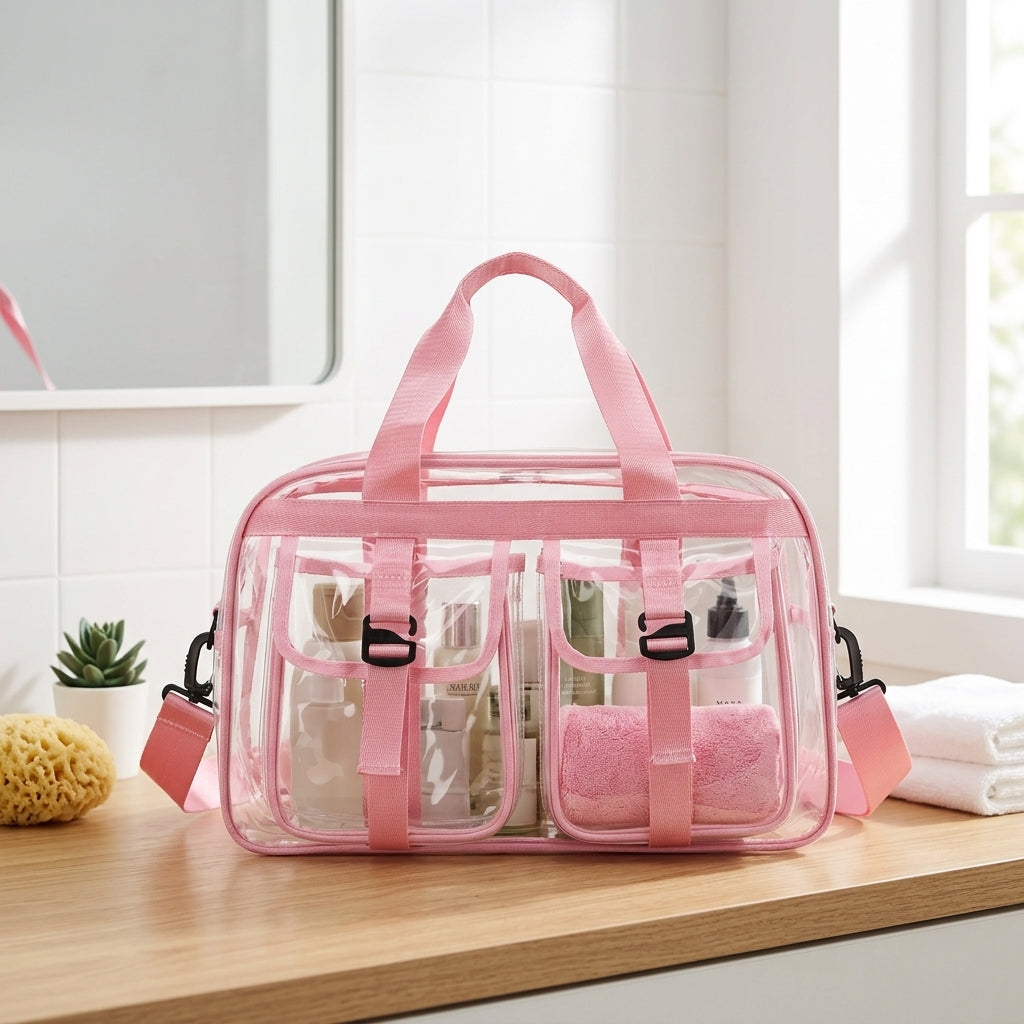 Large Capacity Clear PVC Stadium Travel Bag