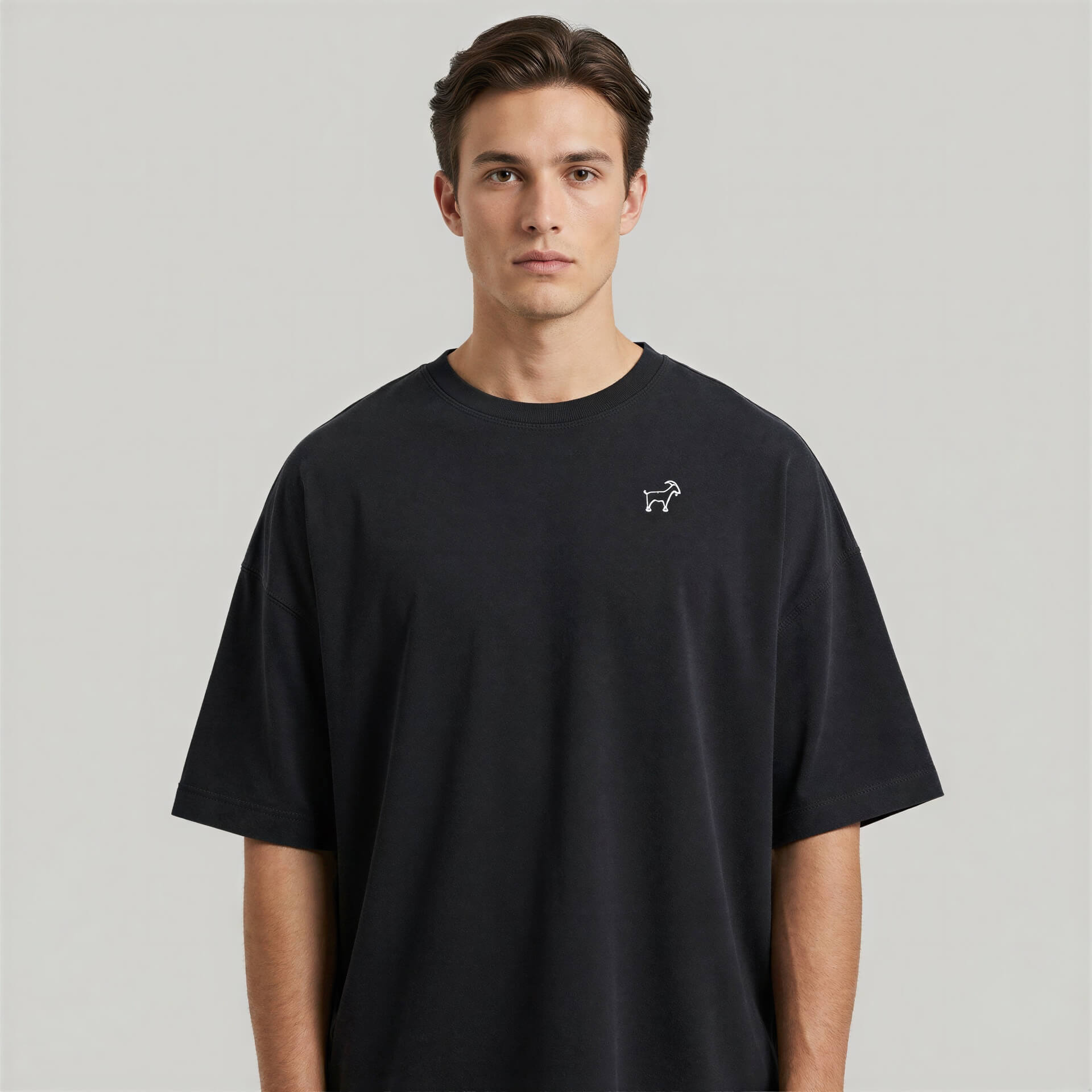 Mini Goat Oversized T Shirt - Legendary Branding