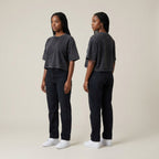 Cropped Snow Washed GOAT T-shirt - Legendary Branding