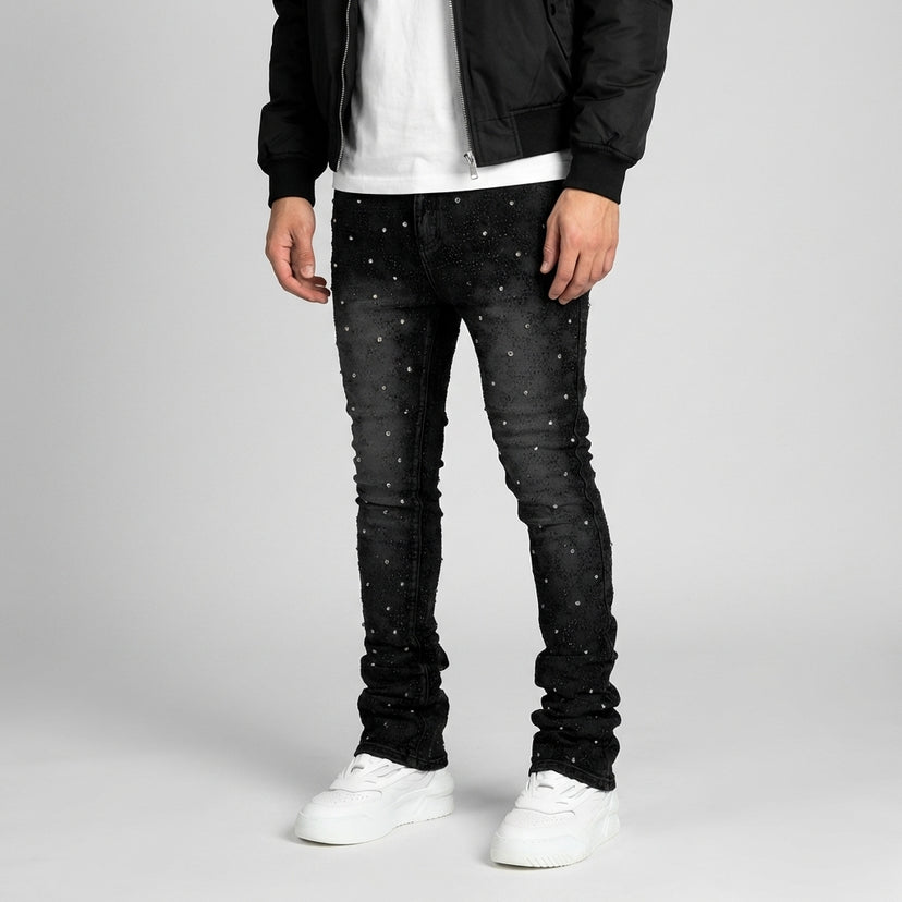 Men's Pearl Stacked Denim Jeans - Legendary Branding