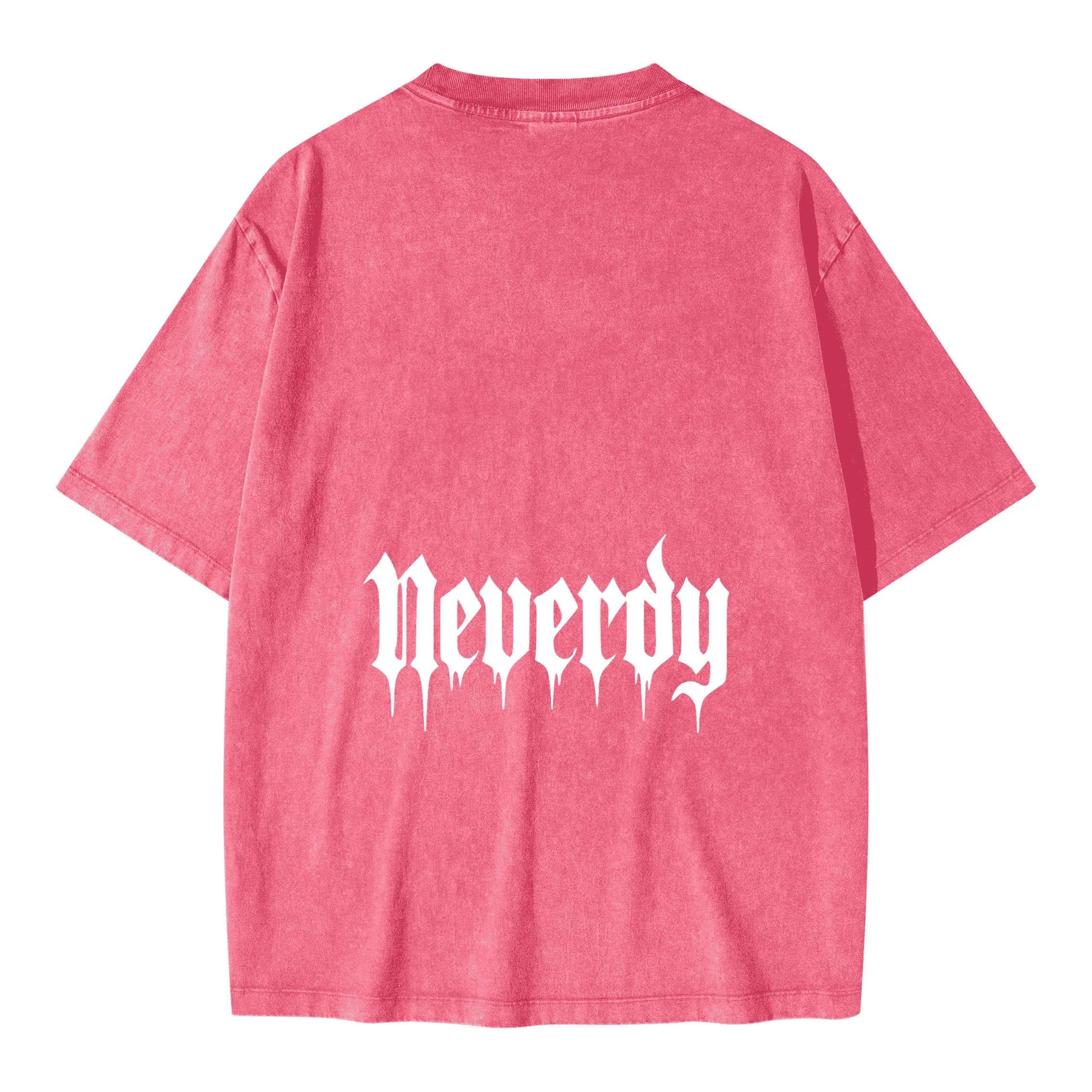 Neverdy (Never Die) Eagles Oversized Snow Wash T-shirt - Legendary Branding