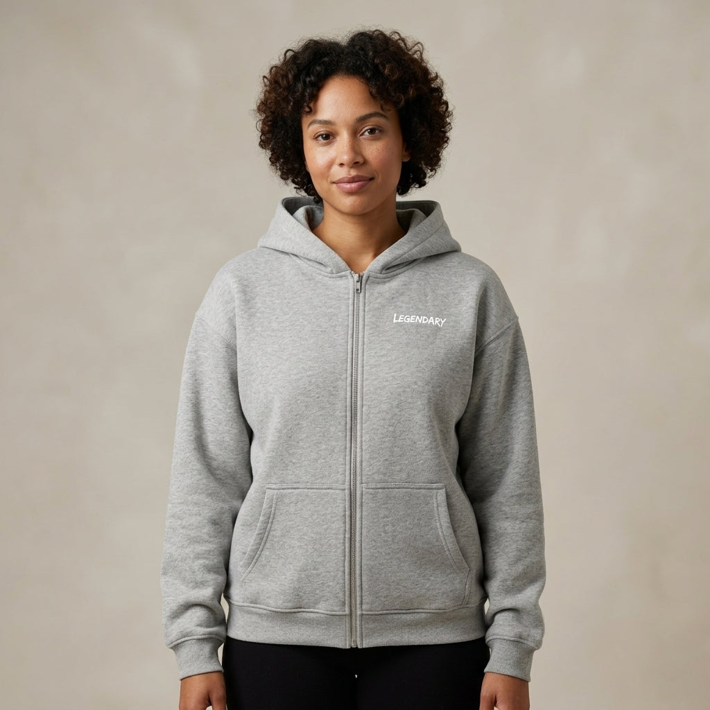 Legendary Branding Fleece Zip-Up | 380GSM