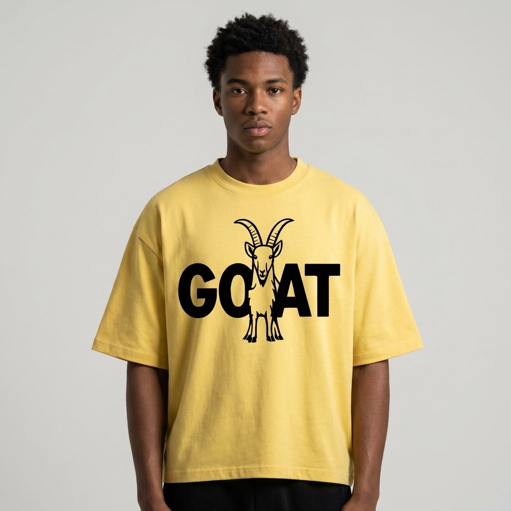 Icon of the Herd Oversized Cropped T-Shirt - Legendary Branding