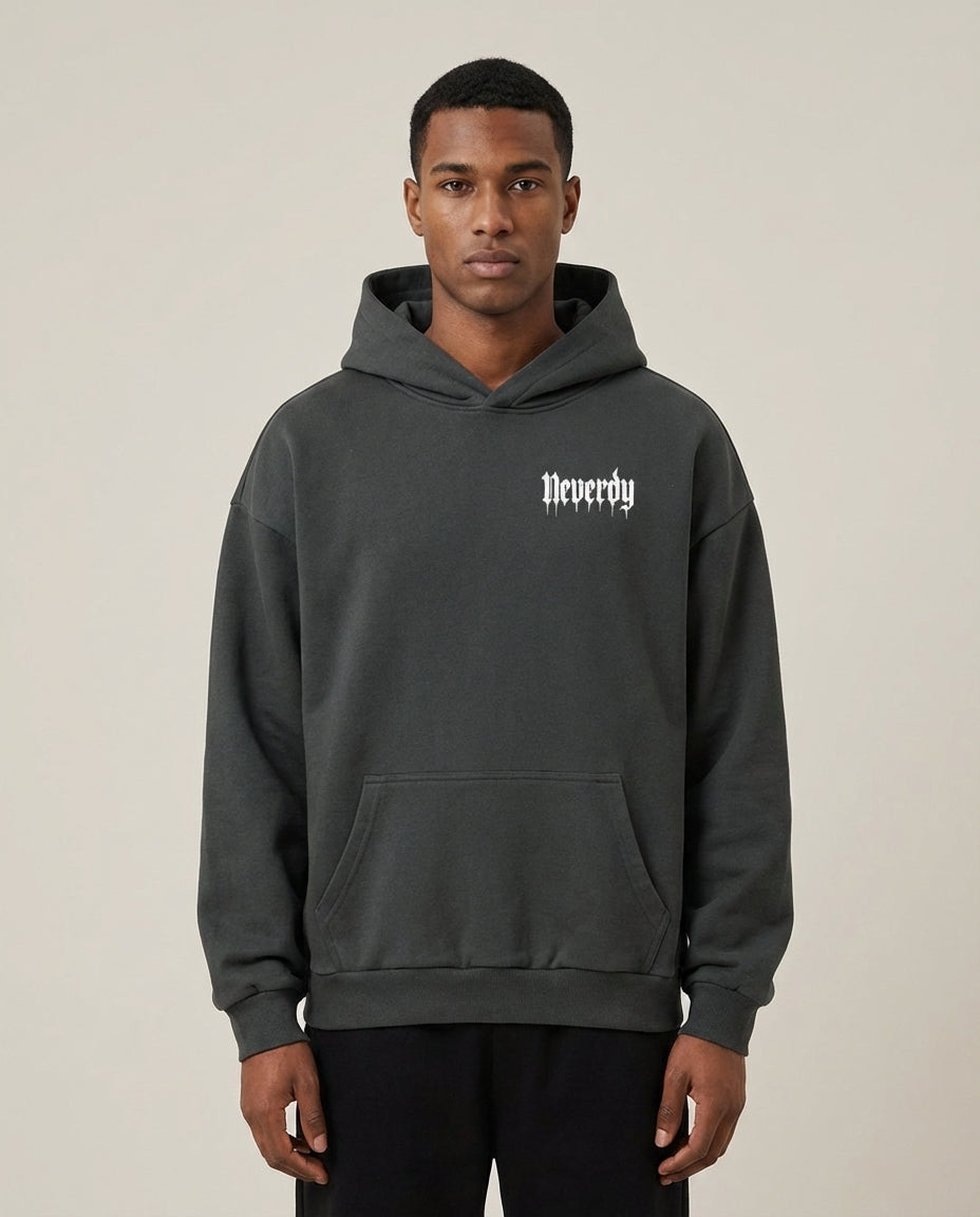 Neverdy (Never Die) Boxy Fit Hoodie