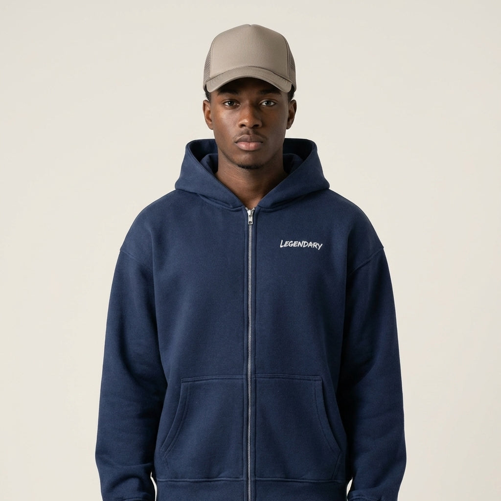 Legendary Branding Fleece Zip-up - Legendary Branding