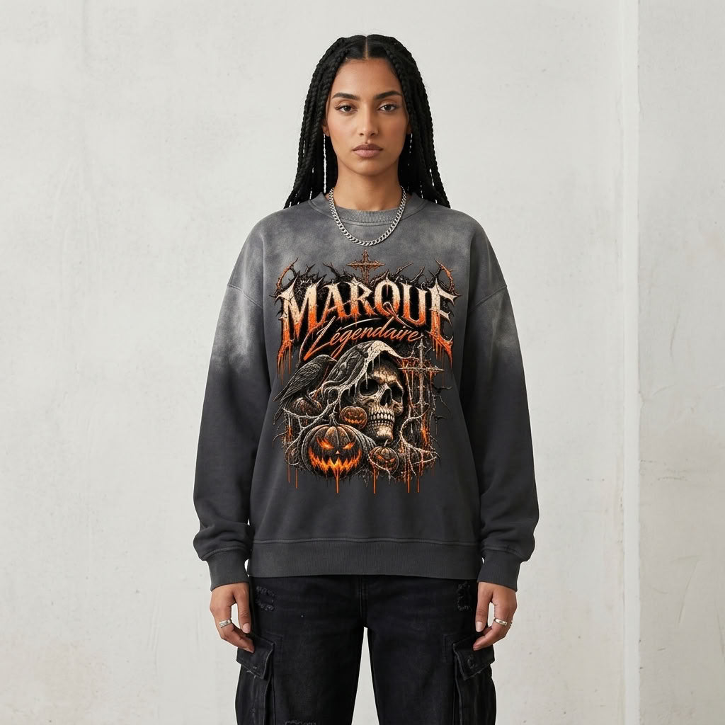 Marque Légendaire Halloween Sunfade Sweatshirt - view 4
