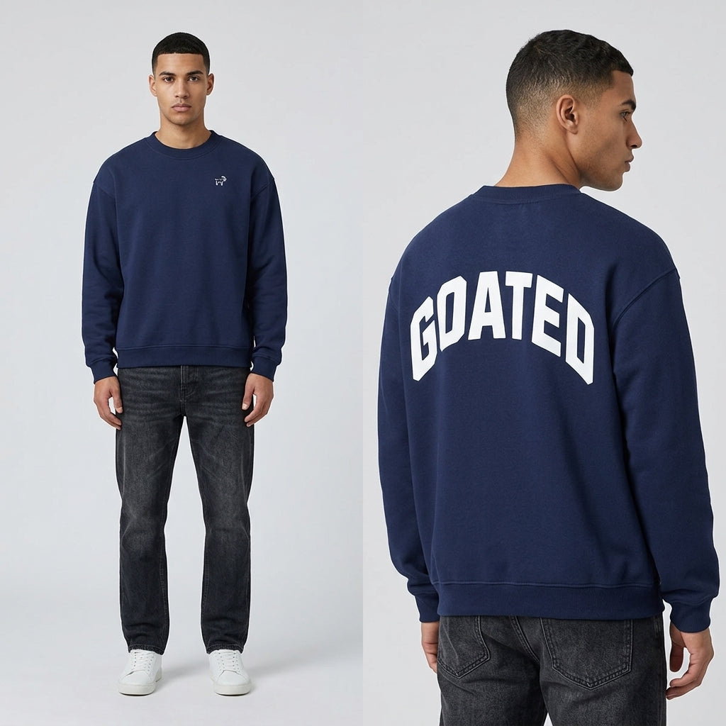 GOATED Heavyweight Fleece Crewneck Sweatshirt | 380GSM