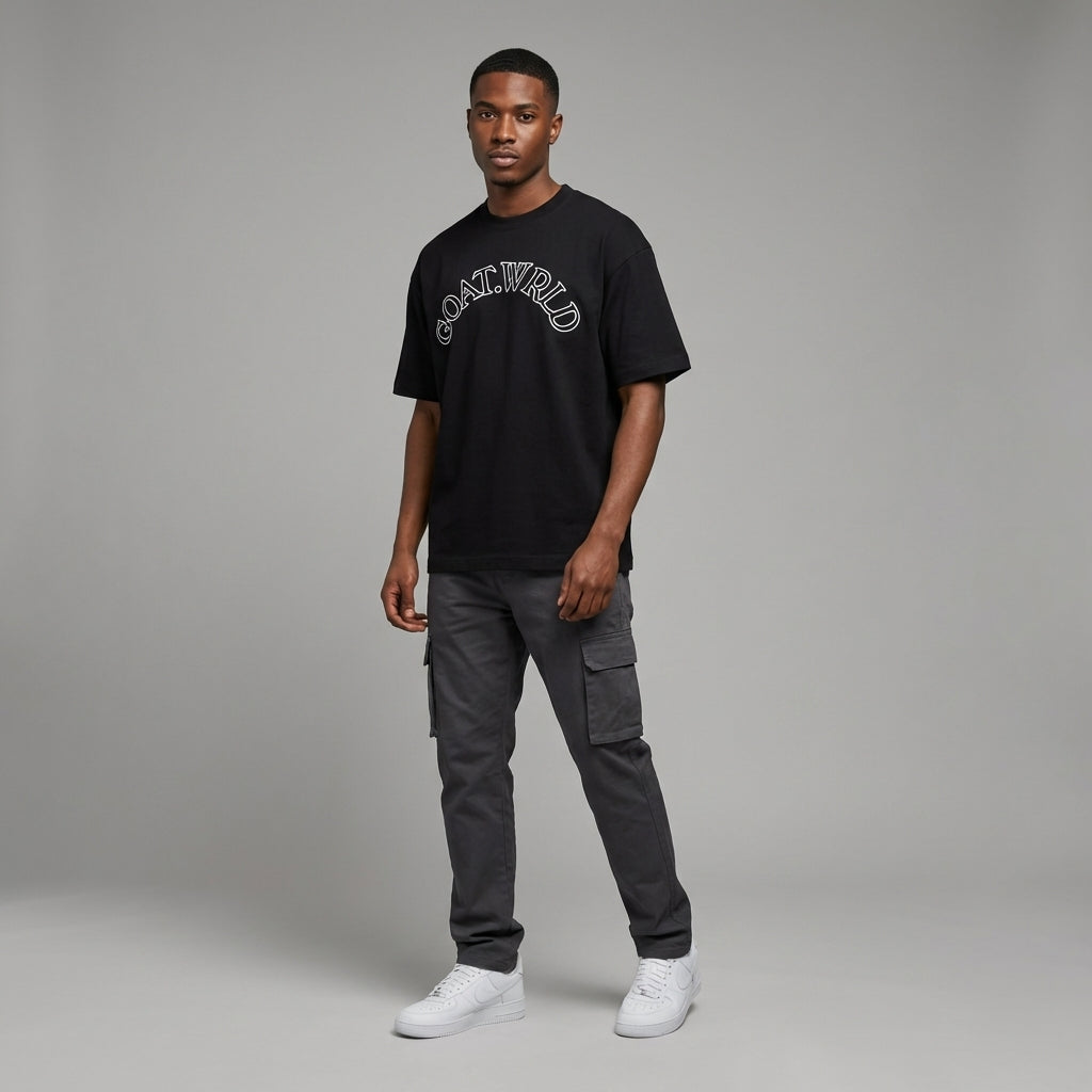 GOAT.WRLD Loose Fit T-shirt - Legendary Branding