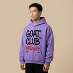 The Goat Club Spray Painted Oversized Hoodie | 460GSM