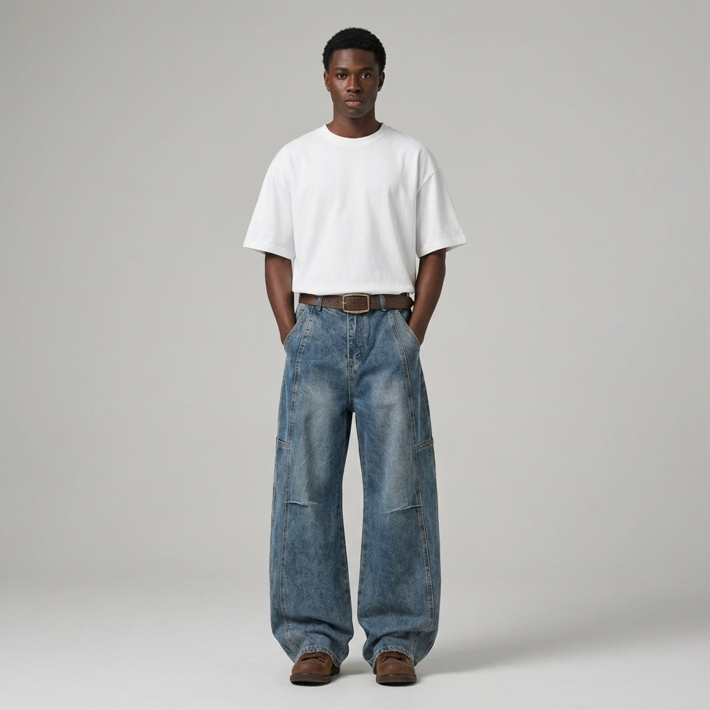 Y2K Baggy Jeans - Legendary Branding