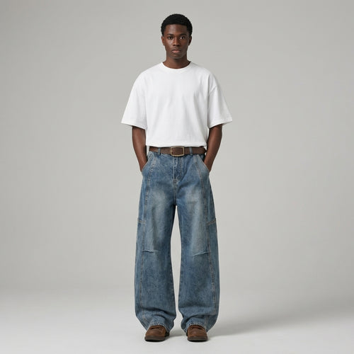 Y2K Baggy Jeans - Legendary Branding