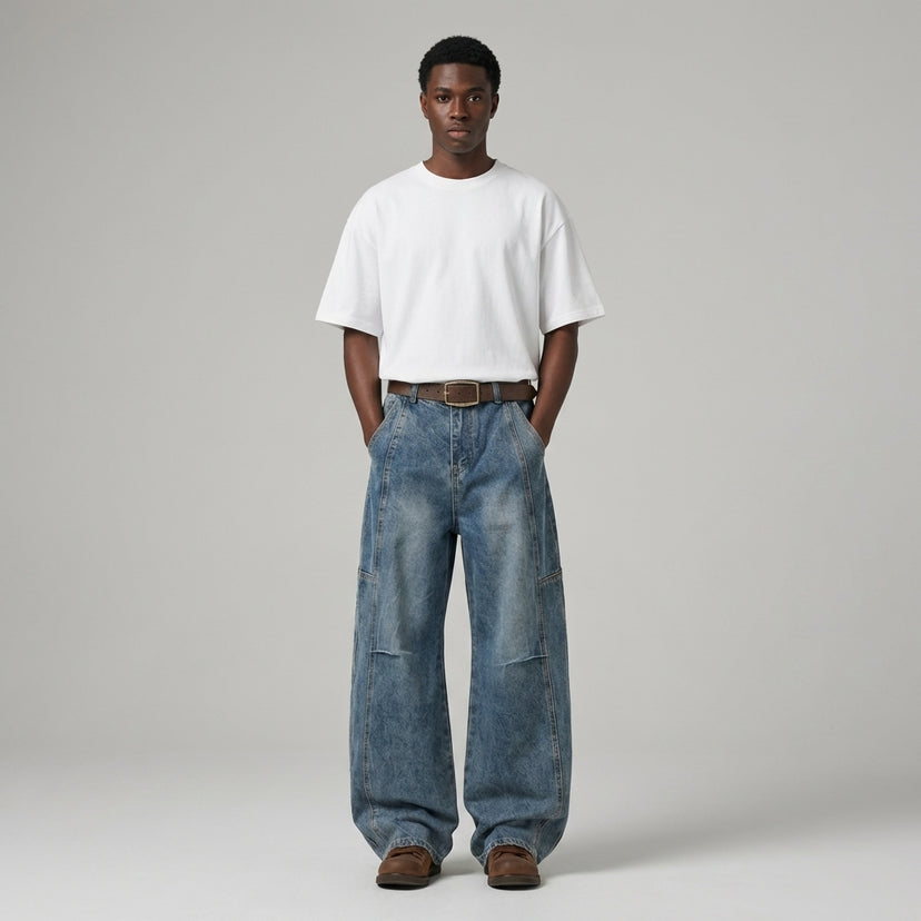 Y2K Baggy Jeans - Legendary Branding