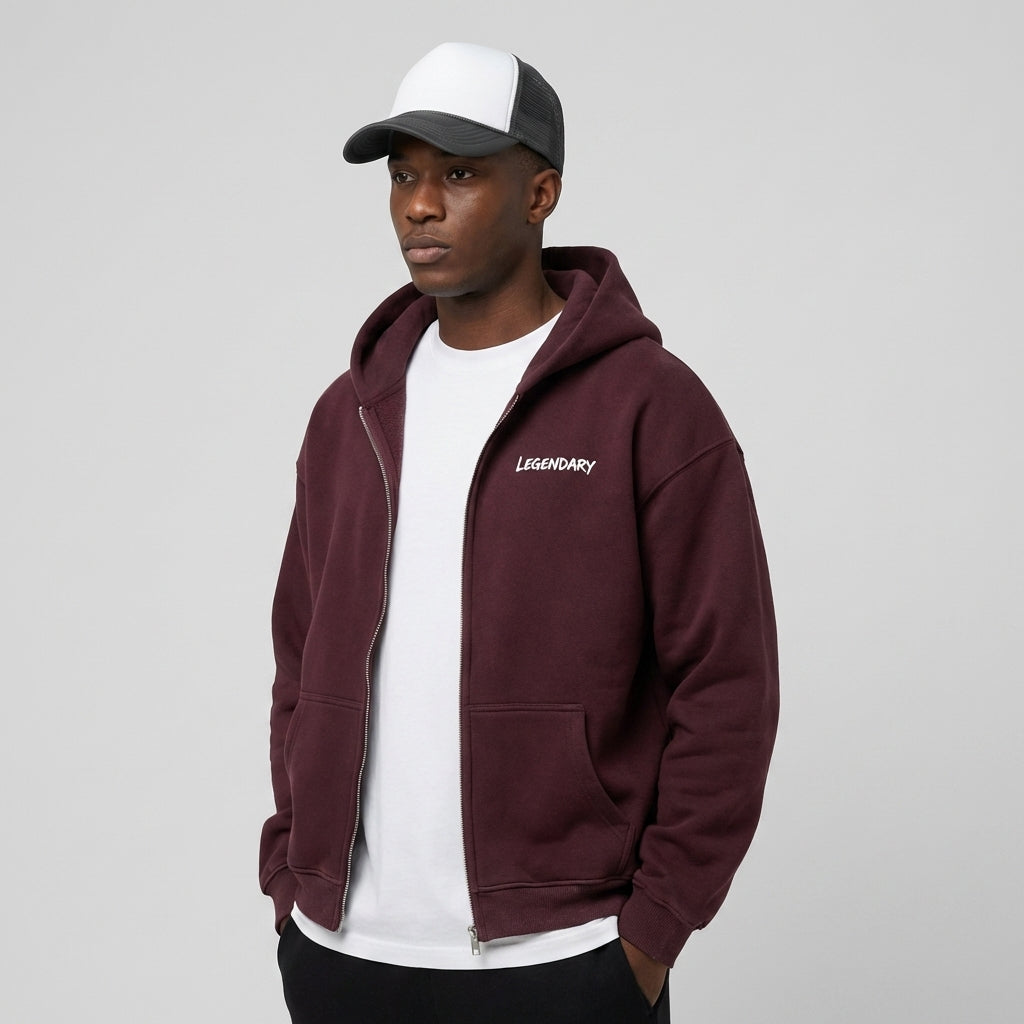Legendary Branding Fleece Zip-up - Legendary Branding