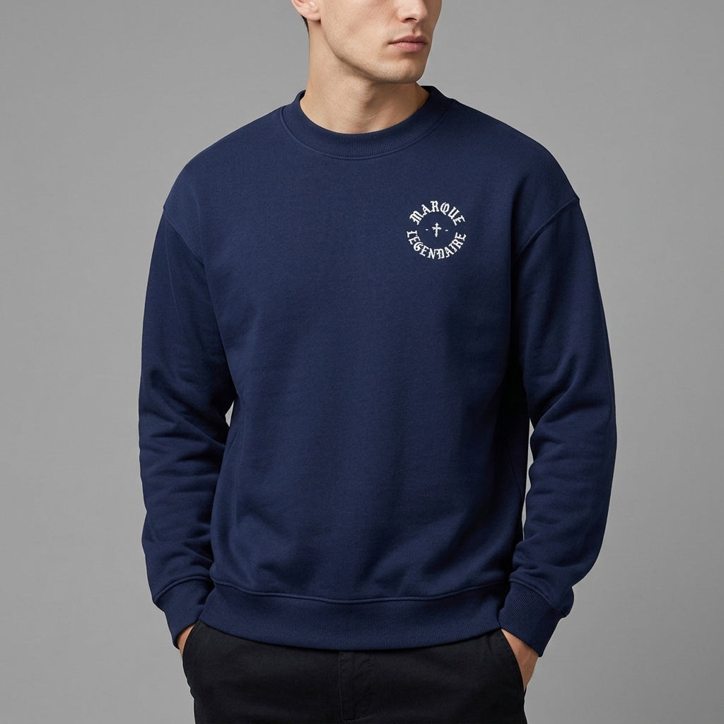 Marque Légendaire Cross Heavyweight Fleece Crewneck Sweatshirt | 380GSM