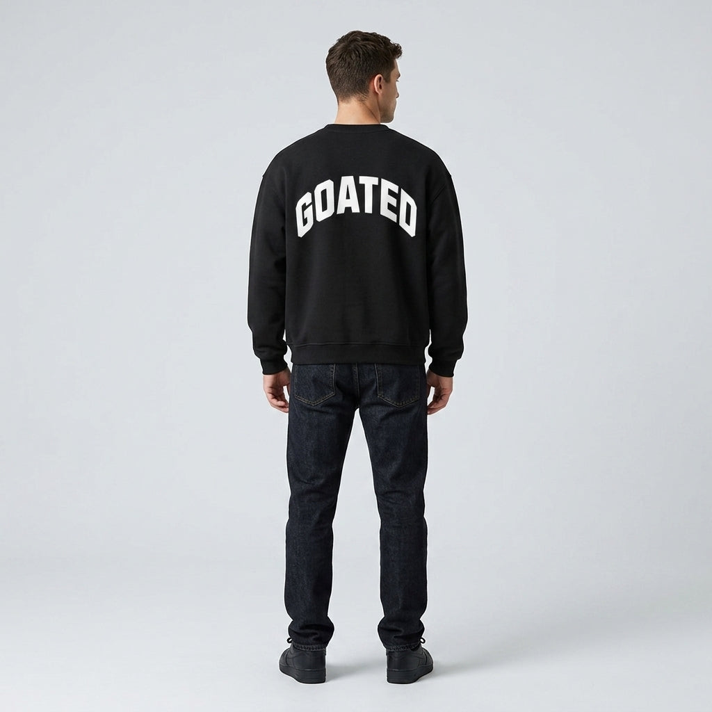 GOATED Heavyweight Fleece Crewneck Sweatshirt | 380GSM
