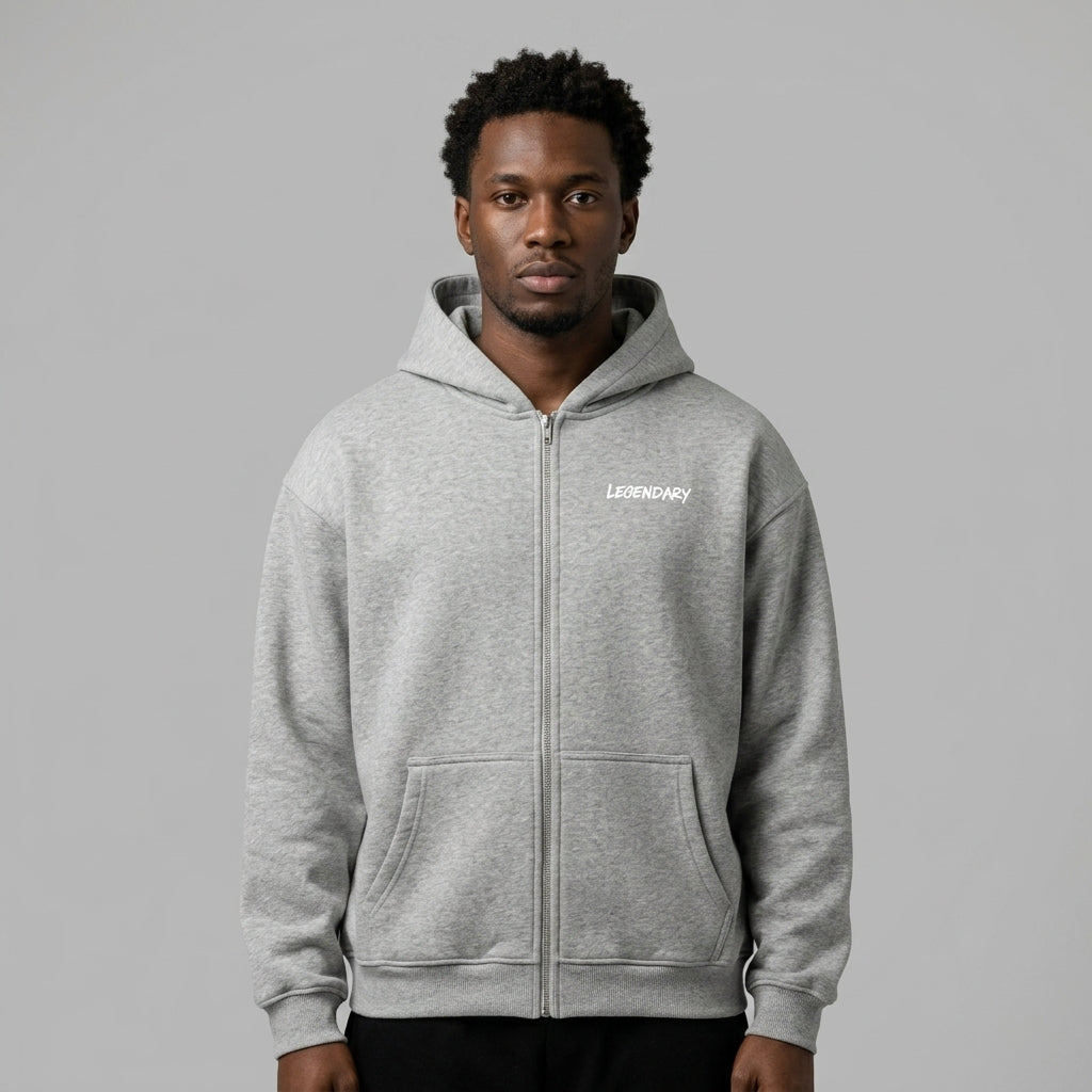 Legendary Branding Fleece Zip-Up | 380GSM