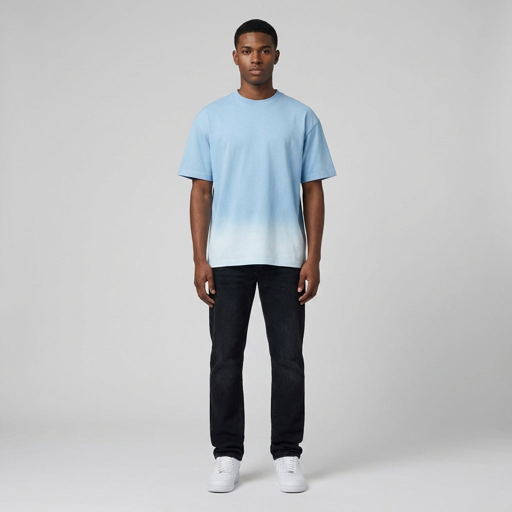 Bottom Sunfade Gradient Washed Vintage GOAT T-Shirt