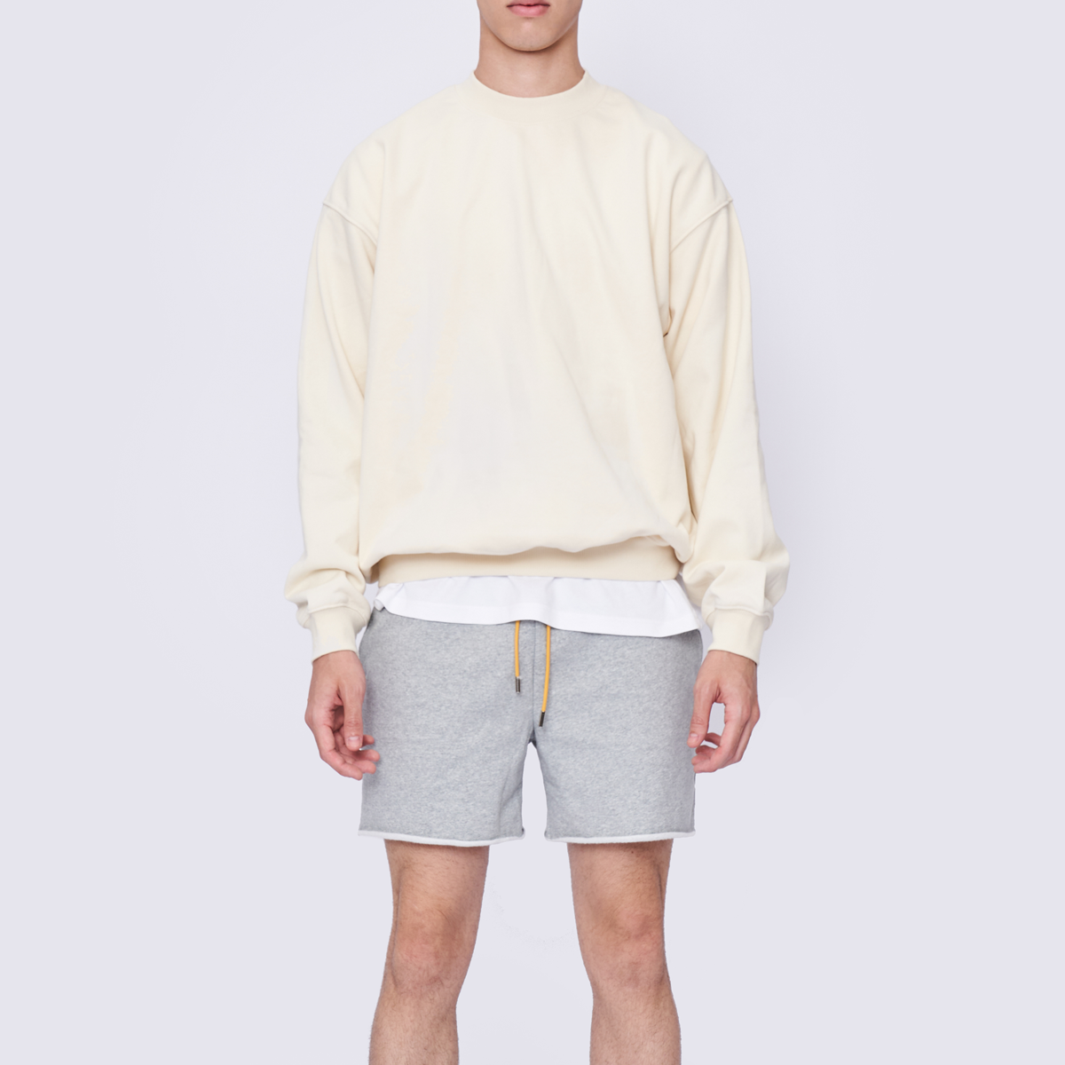 “Santa Barbara” Oversized Crewneck Sweatshirt, 460 GSM Heavyweight Pullover, Streetwear Fleece, Relaxed Fit, Cozy Essential
