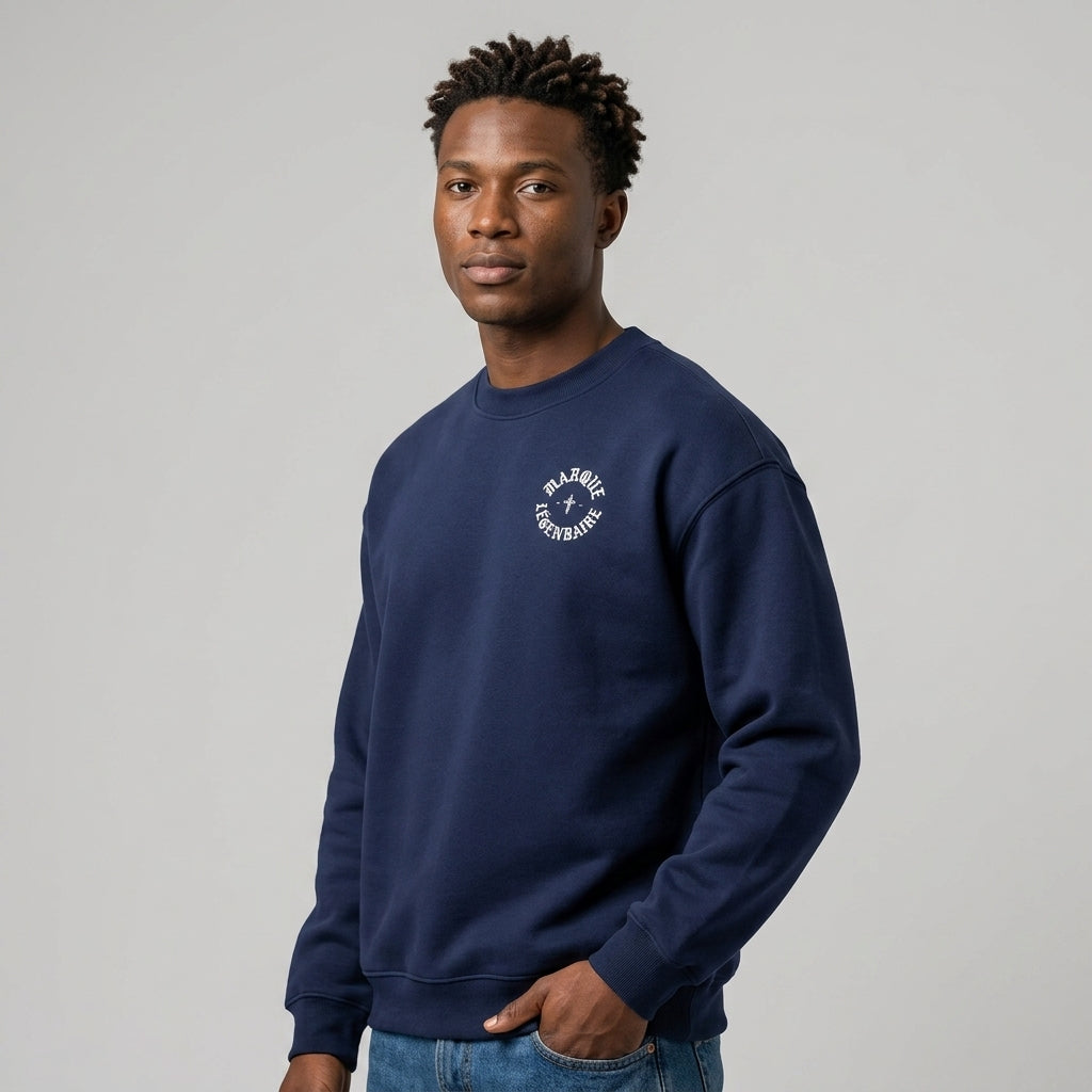 Marque Légendaire Cross Heavyweight Fleece Crewneck Sweatshirt | 380GSM
