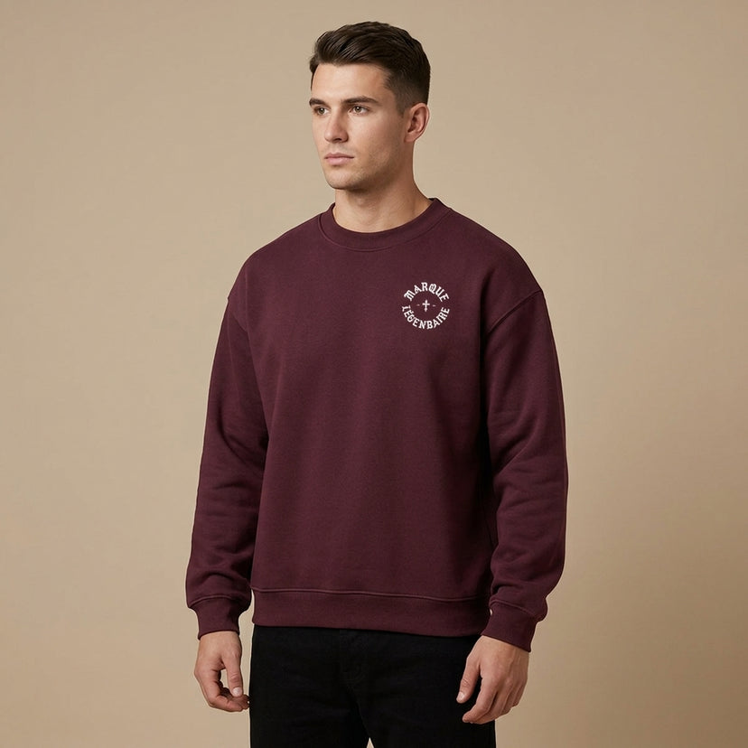 Marque Légendaire Cross Heavyweight Fleece Crewneck Sweatshirt | 380GSM