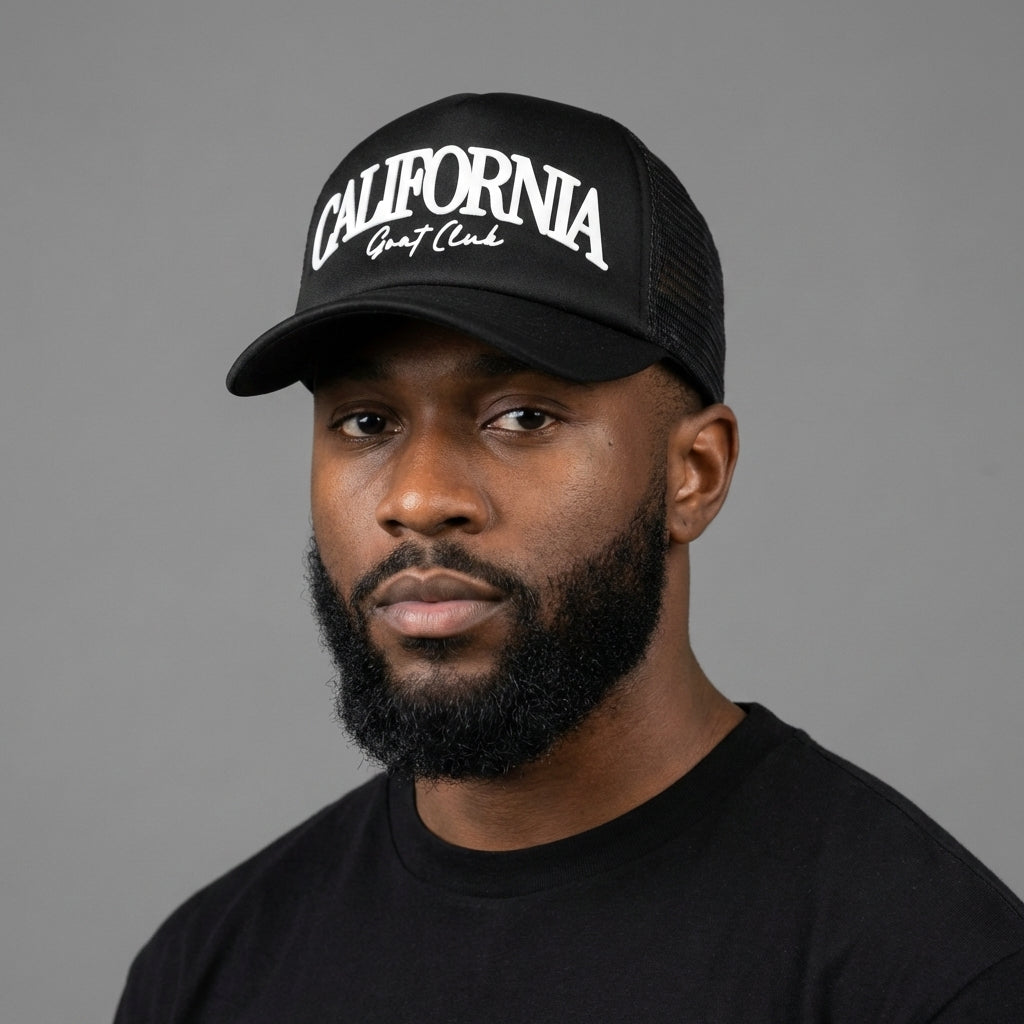 GOAT Club California Trucker Hat - Legendary Branding