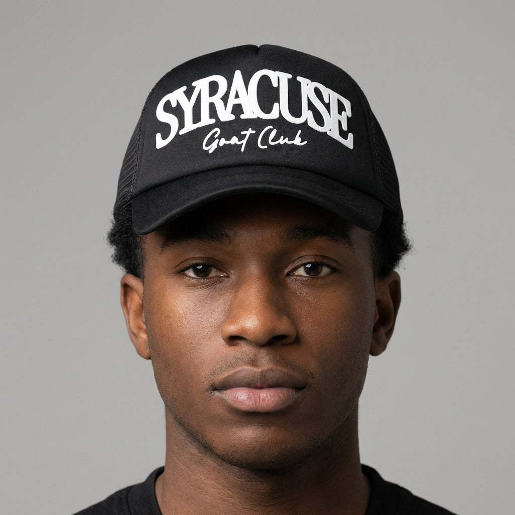 GOAT Club Syracuse Trucker Hat - Legendary Branding
