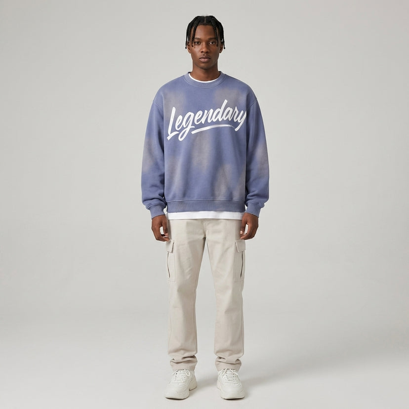 Legendary Distressed Sweatshirt - Legendary Branding
