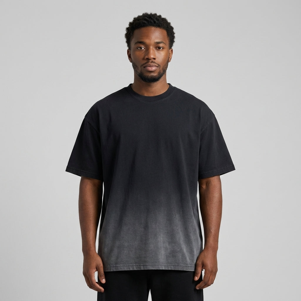 Bottom Sunfade Gradient Washed Vintage GOAT T-Shirt - Legendary Branding