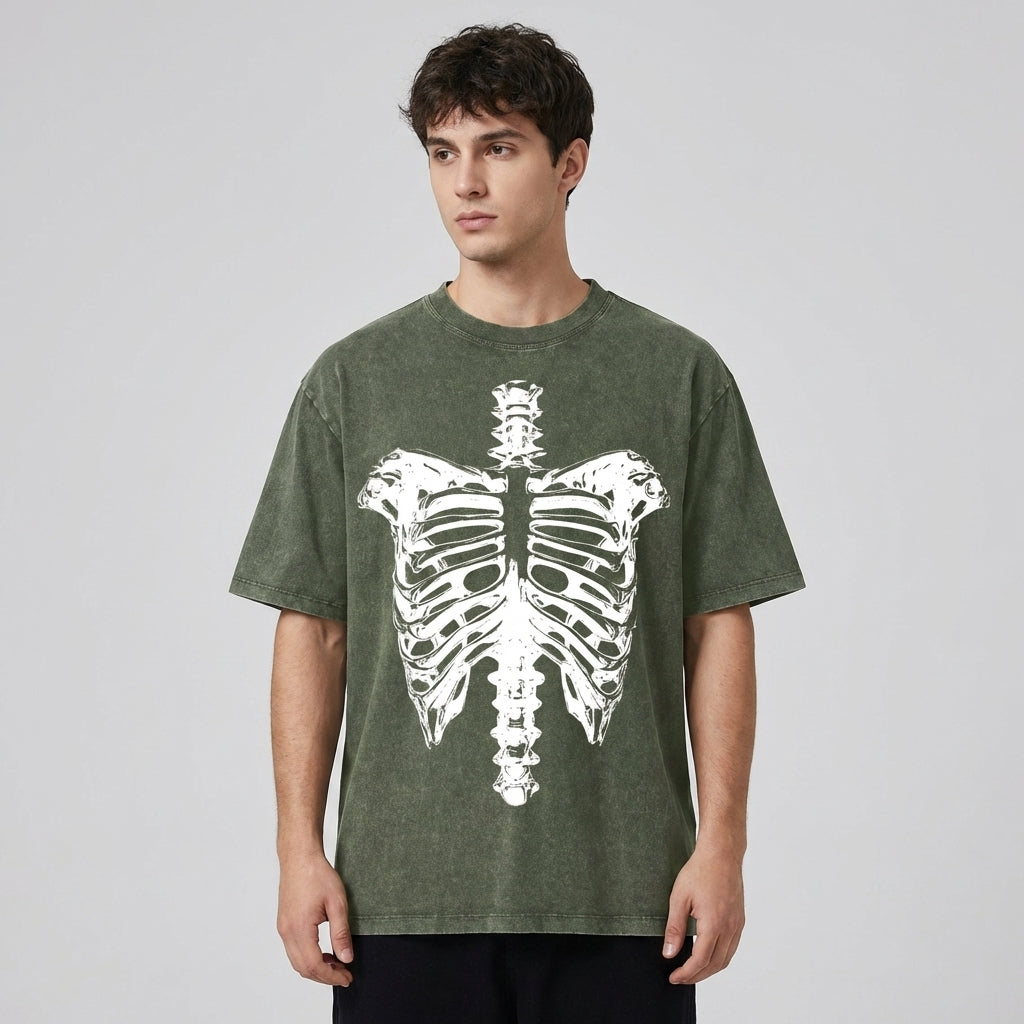 Neverdy (Never Die) Ribs Oversized T-Shirt