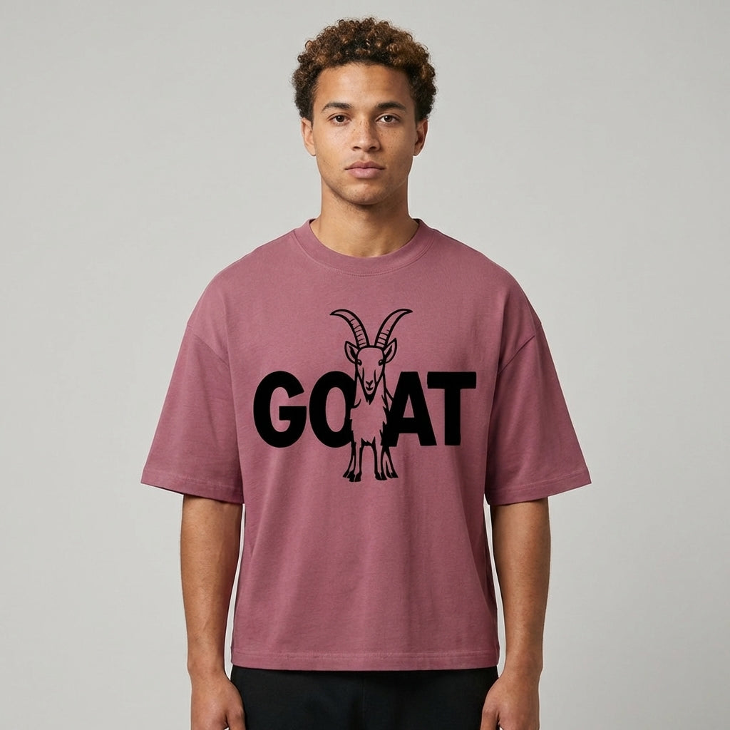 Icon of the Herd Oversized Cropped T-Shirt - Legendary Branding