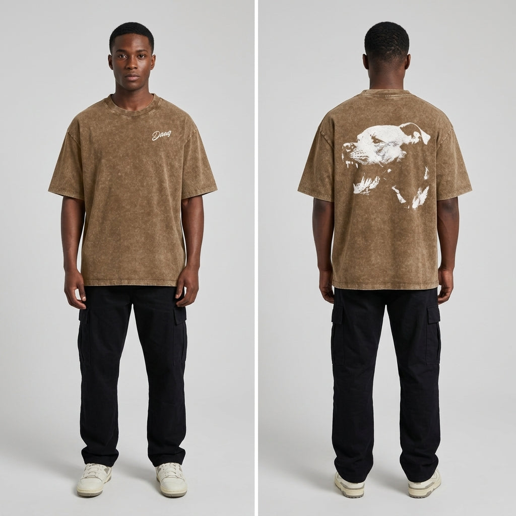 Dawg Pit Bull Oversized T-Shirt | 285GSM