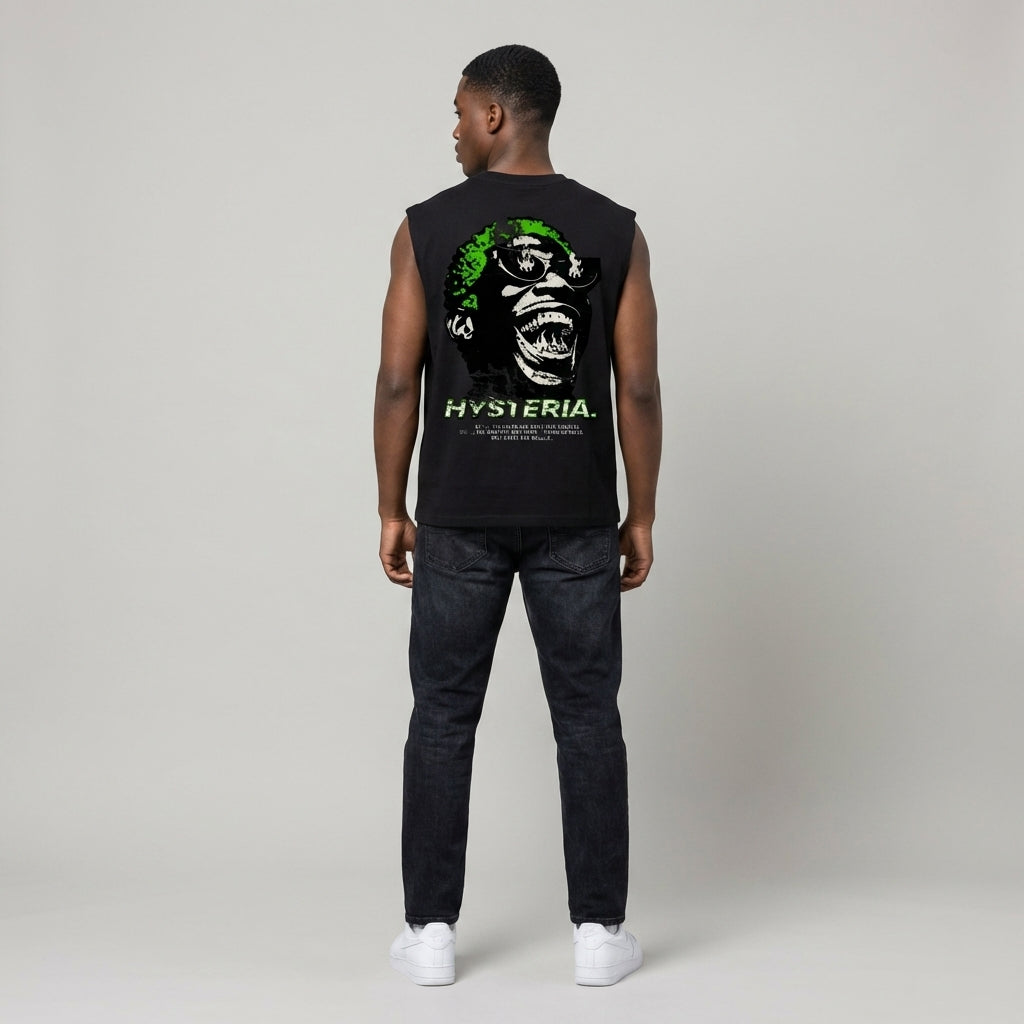 Hysteria Cropped Boxy Tank Top - Legendary Branding