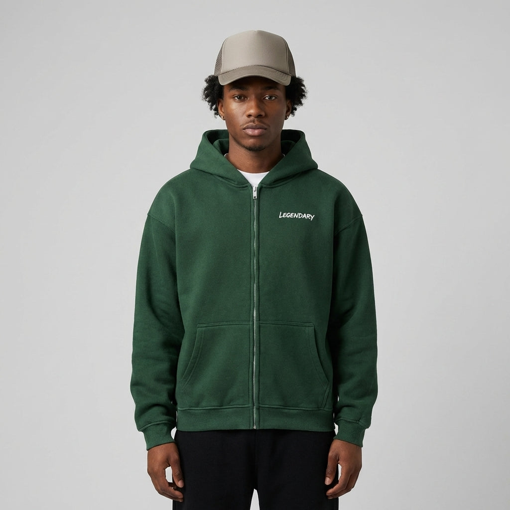 Legendary Branding Fleece Zip-up - Legendary Branding