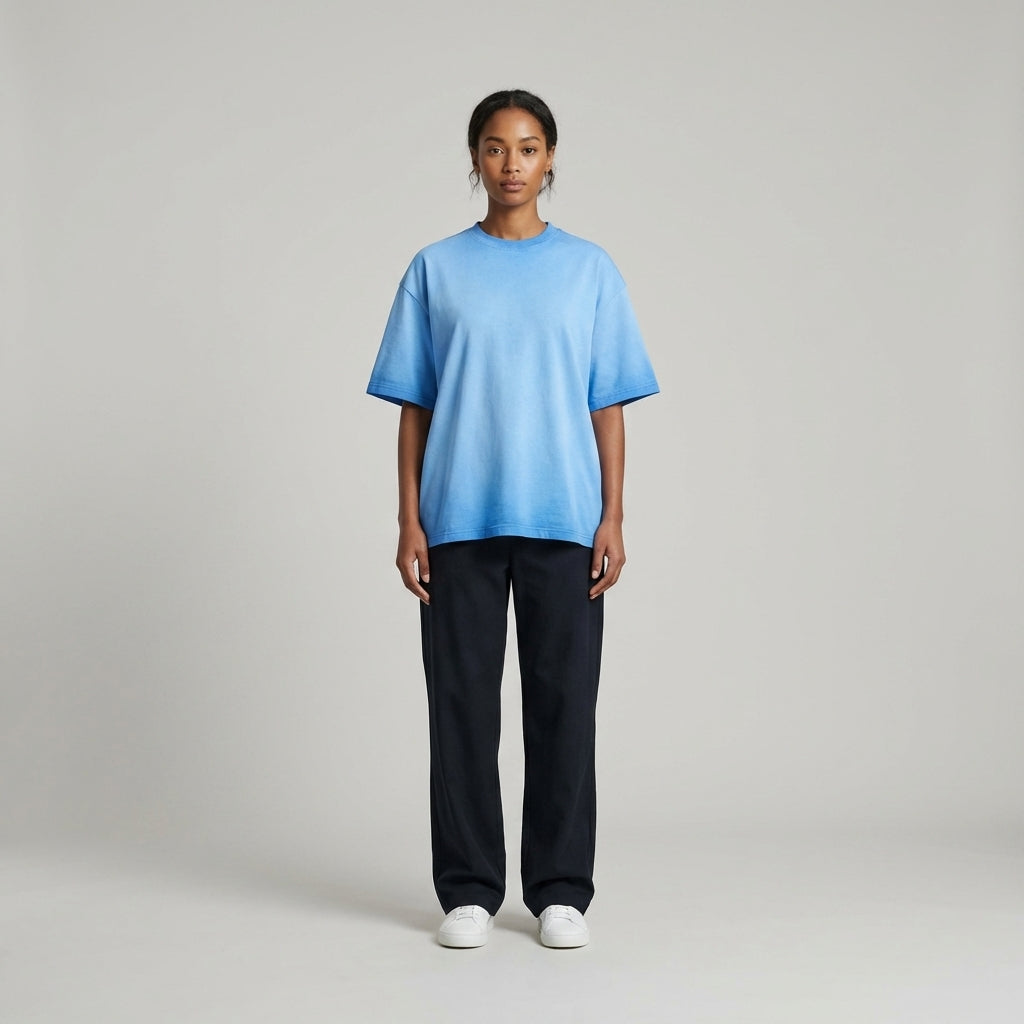Blank Washed Gradient GOAT T-Shirt - Legendary Branding