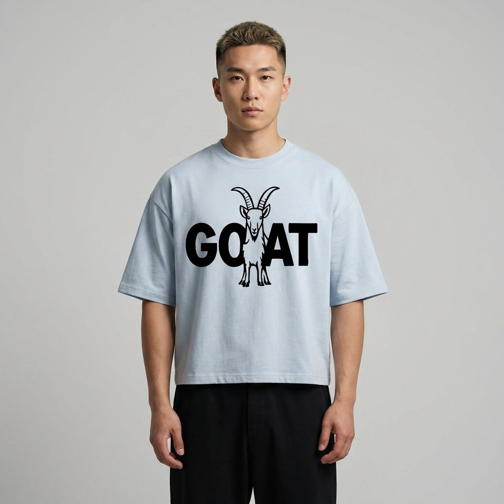 Icon of the Herd Oversized Cropped T-Shirt - Legendary Branding