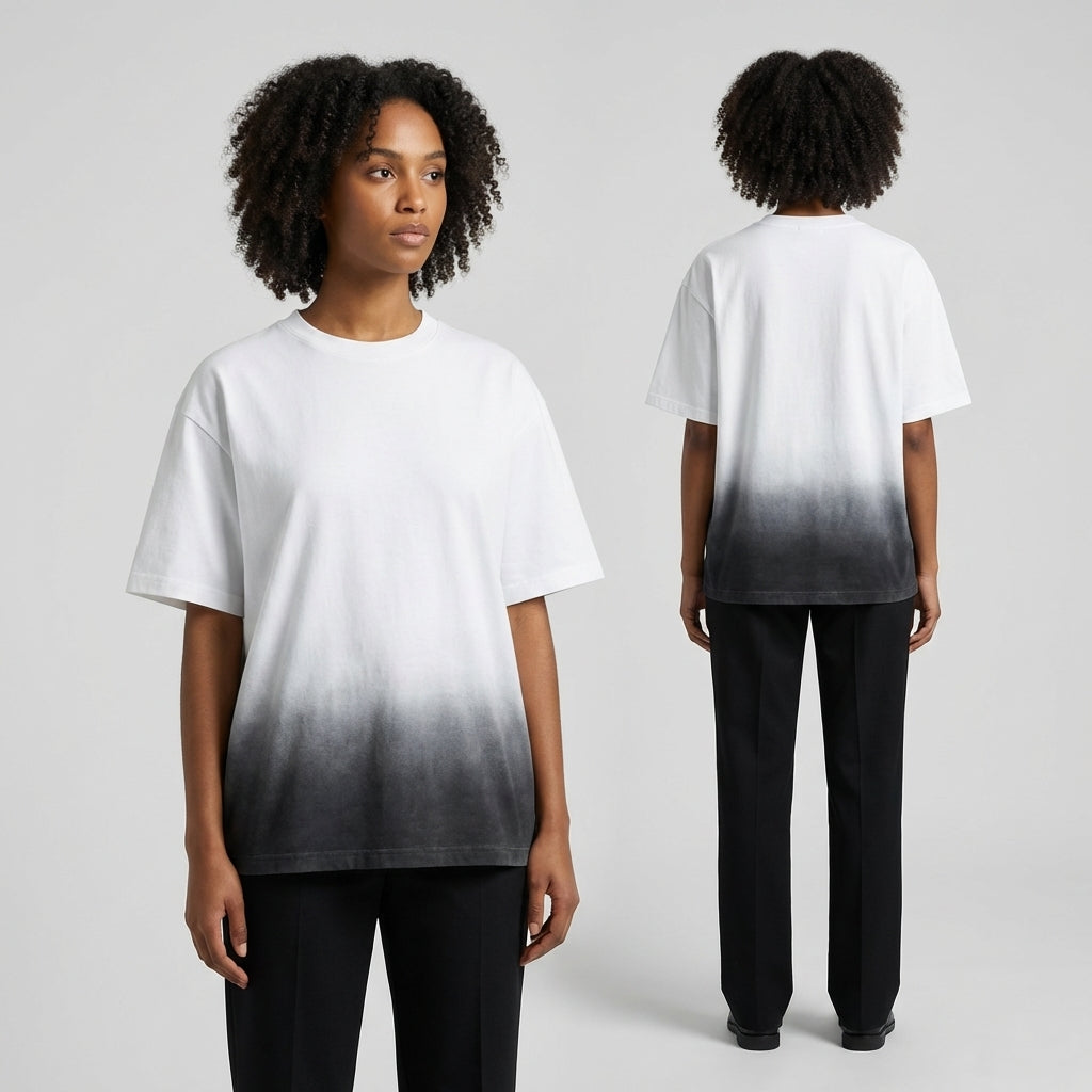 Bottom Sunfade Gradient Washed Vintage GOAT T-Shirt - Legendary Branding