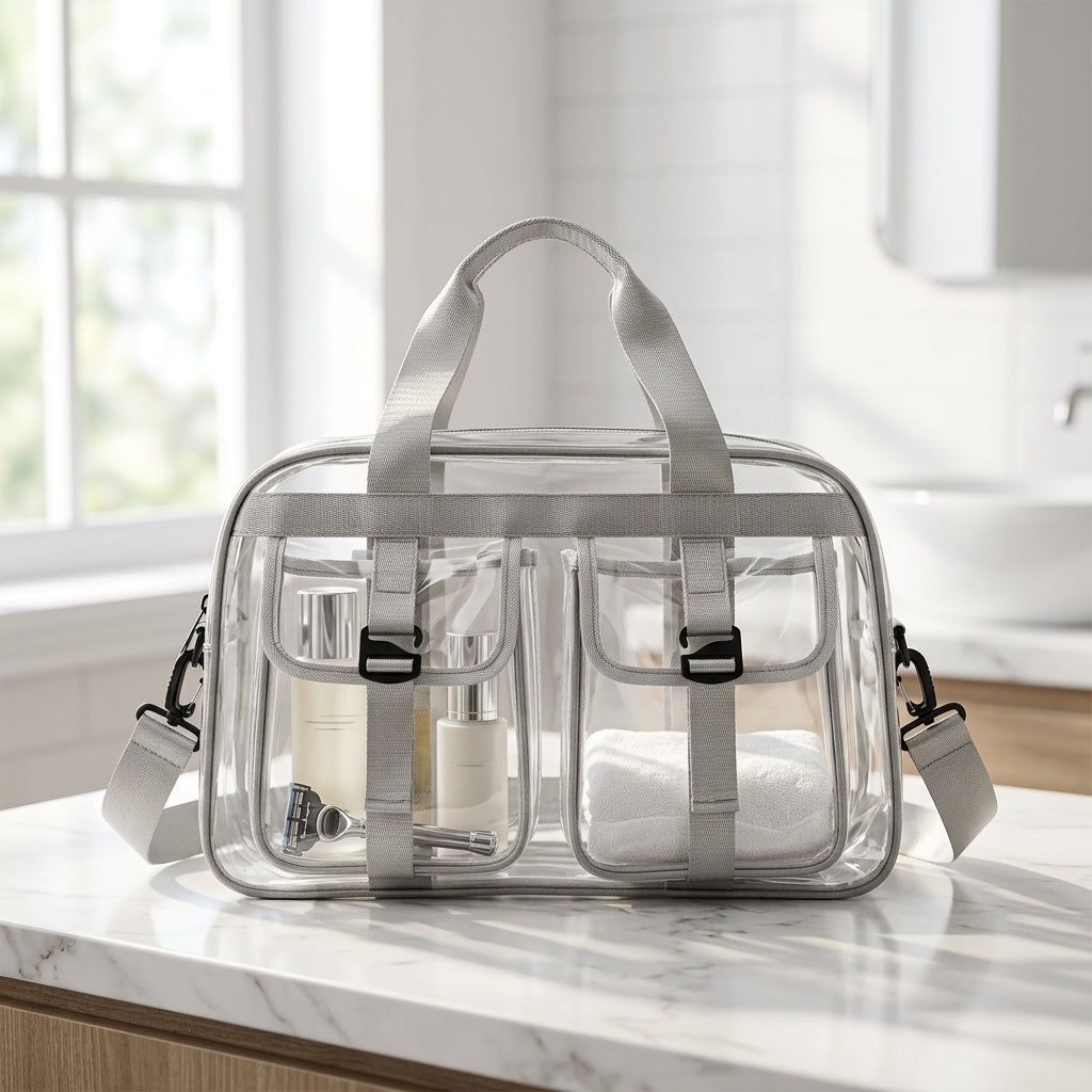 Large Capacity Clear PVC Stadium Travel Bag