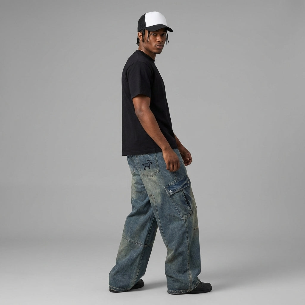 THE GOAT DEPT. Heavyweight Multi-Pocket Jean - Legendary Branding