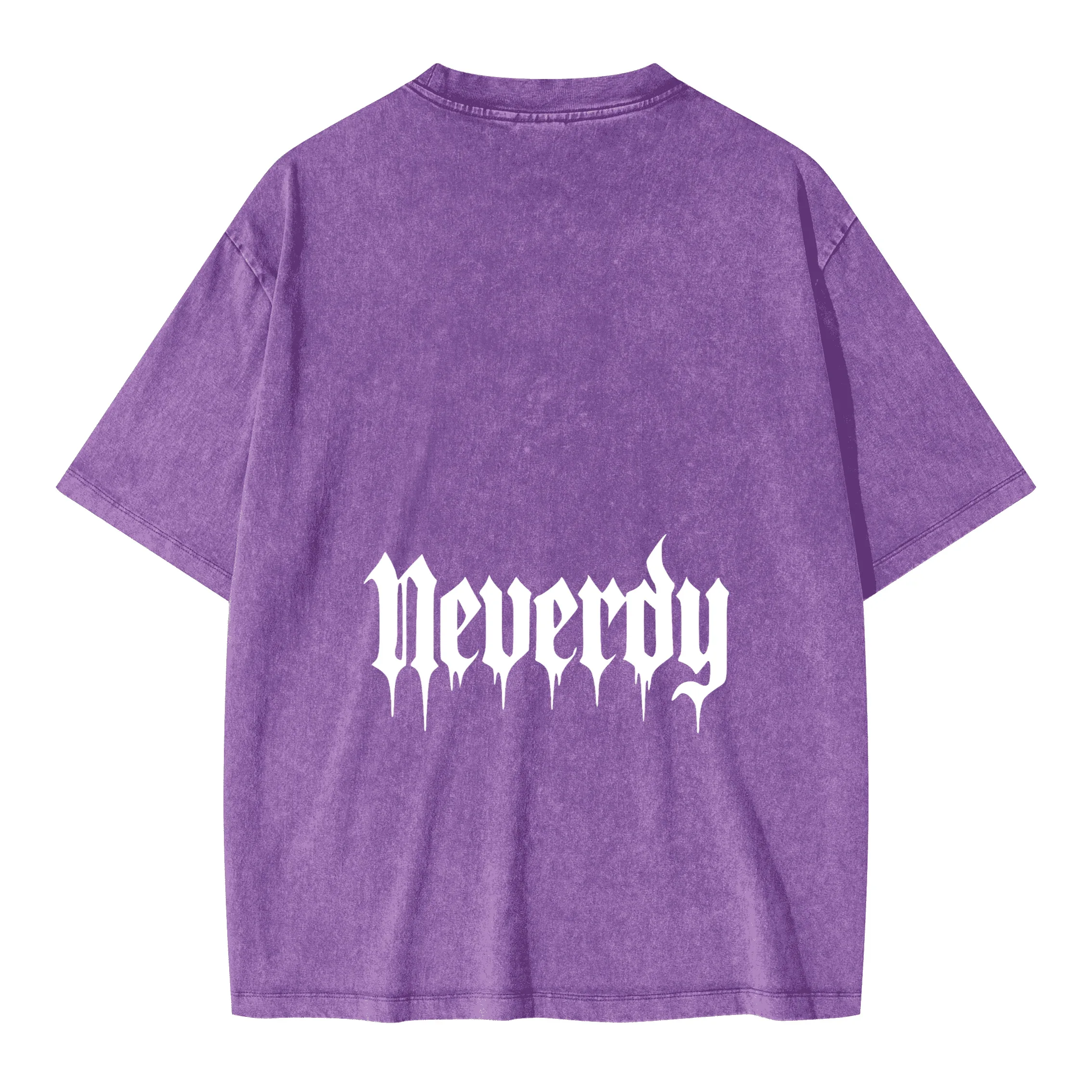 Neverdy (Never Die) Eagles Oversized Snow Wash T-shirt - Legendary Branding