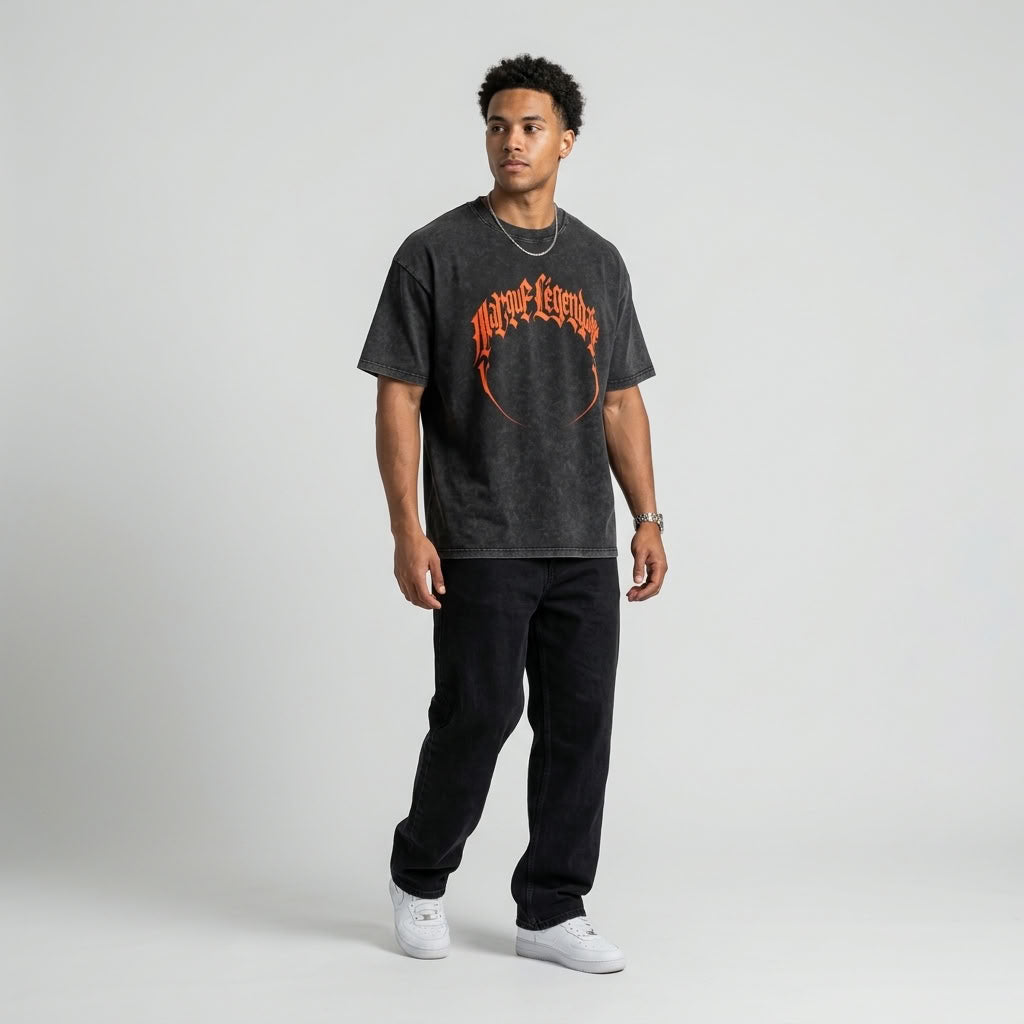 Marque Légendaire Reaper Snow Wash Oversized T-Shirt - view 7